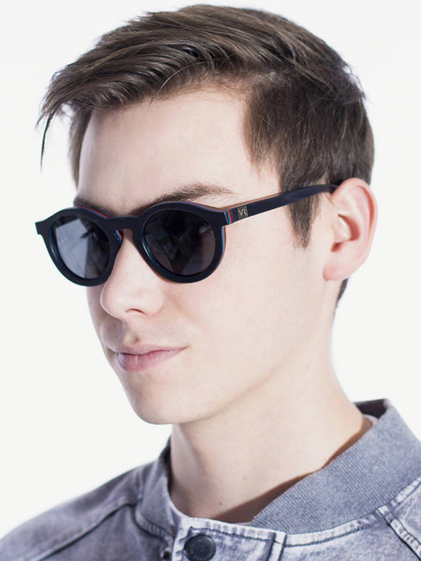 VEYREY VeyRey Slnečné okuliare Drevené polarizačné oválne okuliare Hornbeam Black