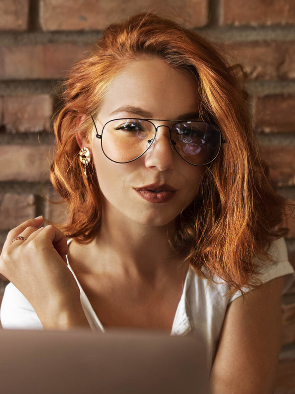 VEYREY Čierne slnečné okuliare s blokovaním modrého svetla VeyRey Bloss