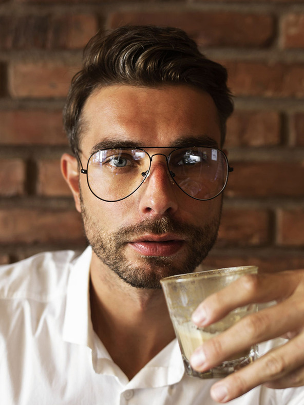 VEYREY Čierne slnečné okuliare s blokovaním modrého svetla VeyRey Bloss