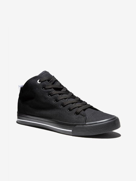 Ombre Clothing Čierne pánske tenisky Ombre oblečenie