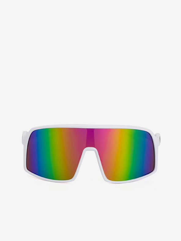 VEYREY Biele športové slnečné okuliare VeyRey Truden