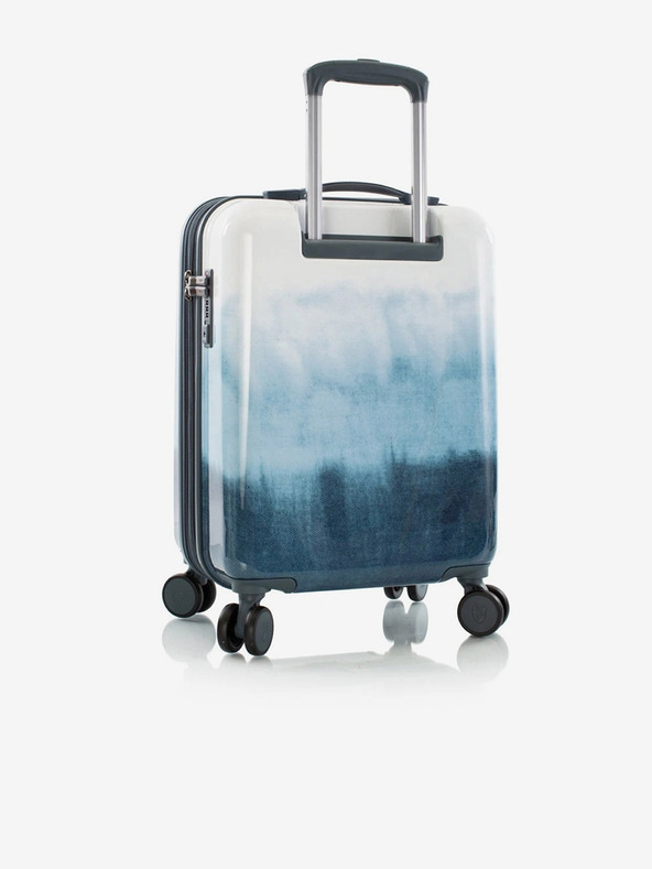 Heys Bielo-modrý cestovný kufor Heys Tie-Dye Blue S