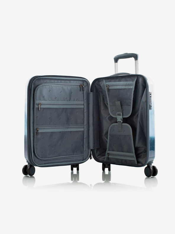 Heys Bielo-modrý cestovný kufor Heys Tie-Dye Blue S