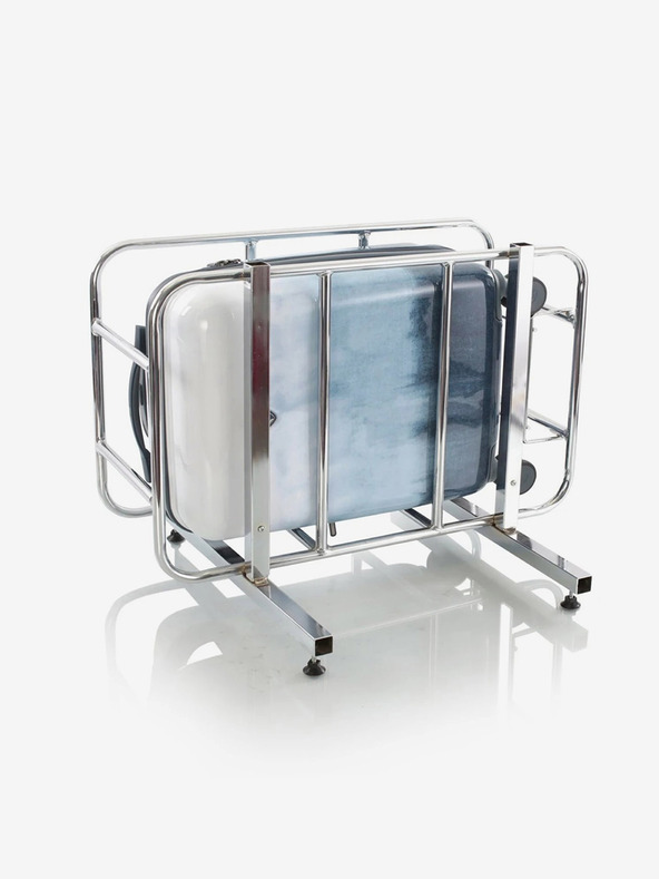 Heys Bielo-modrý cestovný kufor Heys Tie-Dye Blue S