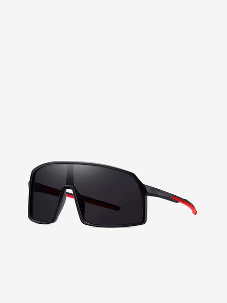 VEYREY Čierne unisex polarizačné športové slnečné okuliare VeyRey Gisilbert