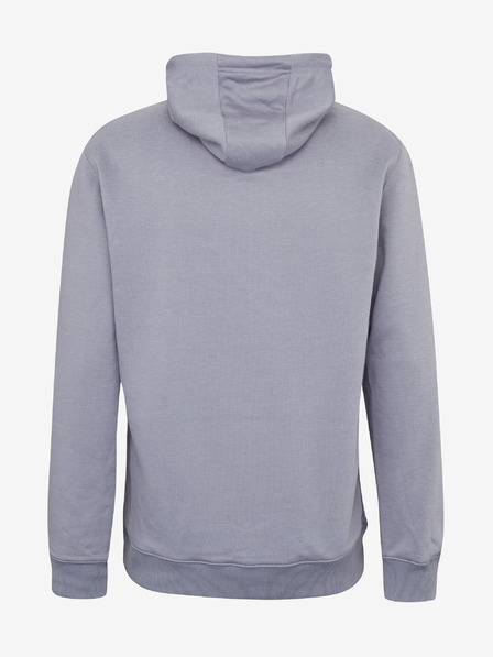 Ombre Clothing Šedá pánska základná mikina s kapucňou Ombre Oblečenie