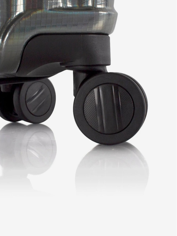 Heys Tmavo šedý kufor Heys Astro M