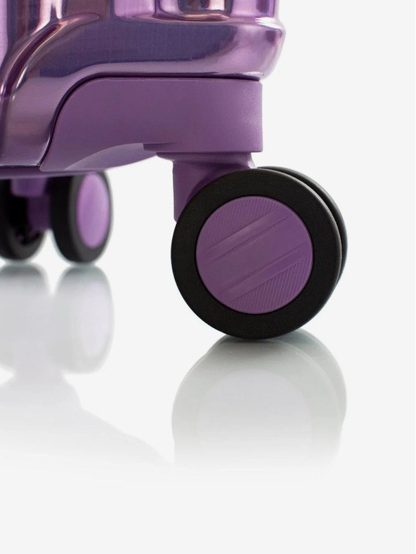 Heys Sada troch cestovných kufrov vo fialovej farbe Heys Astro S,M,L