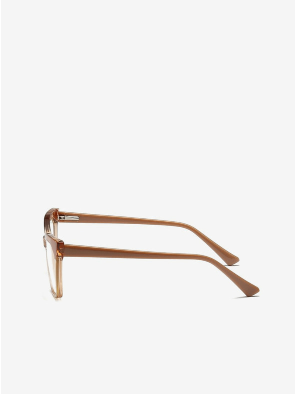 VEYREY Béžové dámske slnečné okuliare s blokovaním modrého svetla VeyRey Sarande