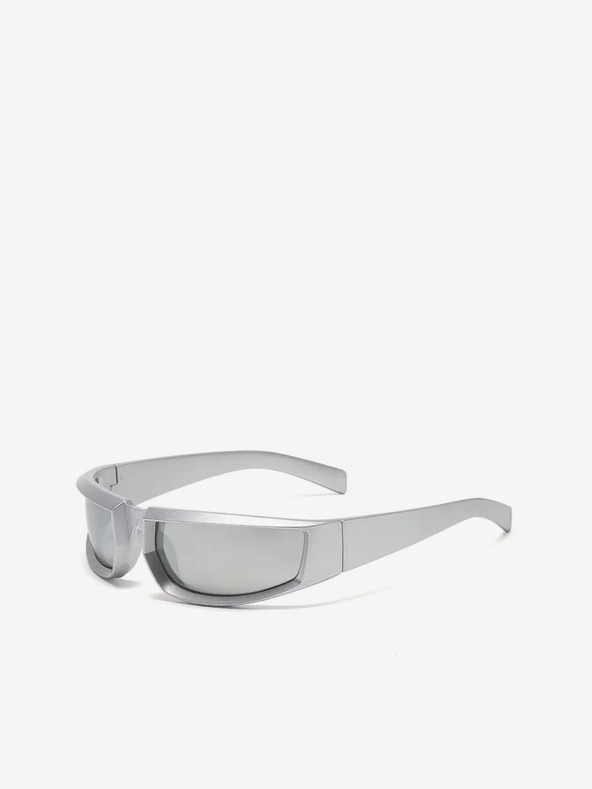 VEYREY Biele unisex športové slnečné okuliare VeyRey Steampunk Istephiel