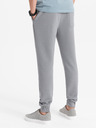 Ombre Clothing Šedé pánske základné tepláky Ombre Clothing Ottoman