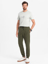 Ombre Clothing Khaki pánske tepláky Ombre Clothing Ottoman