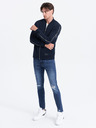 Ombre Clothing Tmavomodré pánske bombery Ombre Oblečenie AMSTERDAM