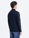 Ombre Clothing Tmavomodré pánske bombery Ombre Oblečenie AMSTERDAM