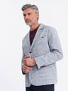 Ombre Clothing Svetlomodré pánske sako Ombre Clothing