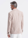 Ombre Clothing Béžové pánske sako Ombre Clothing
