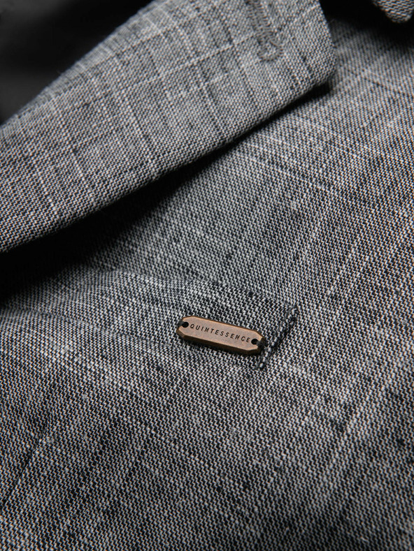 Ombre Clothing Šedé pánske sako Ombre Clothing