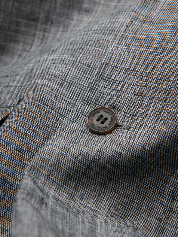 Ombre Clothing Šedé pánske sako Ombre Clothing