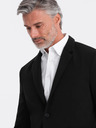 Ombre Clothing Čierne pánske sako s vreckami Ombre Clothing