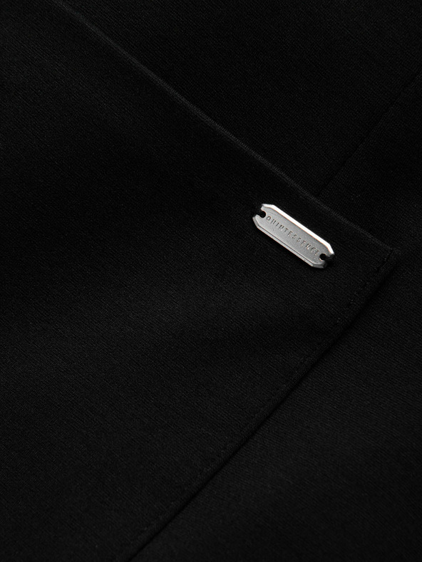 Ombre Clothing Čierne pánske sako s vreckami Ombre Clothing