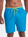 Ombre Clothing Modré pánske rebrované plavky Ombre Oblečenie