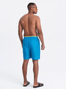 Ombre Clothing Modré pánske rebrované plavky Ombre Oblečenie