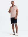 Ombre Clothing Ružové pánske tričko Ombre Oblečenie