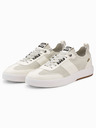 Ombre Clothing Béžové pánske slip-on tenisky Ombre Oblečenie
