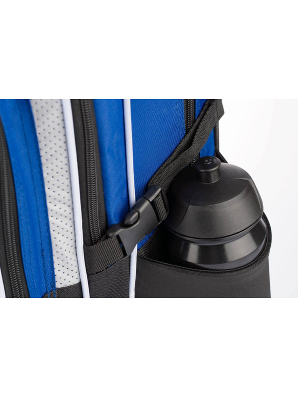 BAAGL  Modrý školský batoh kockový neónový Baagl