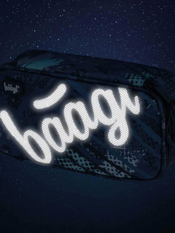 BAAGL  Modrý školský peračník skate structure Baagl