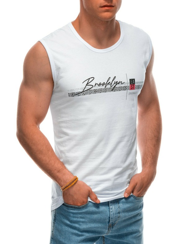 Edoti Pánske boxerky s potlačou - biele EDOTI