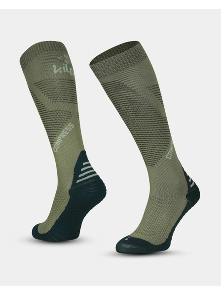 Kilpi Kilpi COMPRESS-U Khaki kompresné ponožky