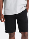 Ombre Clothing Pánske pletené krátke tepláky Ottoman Ombre Oblečenie
