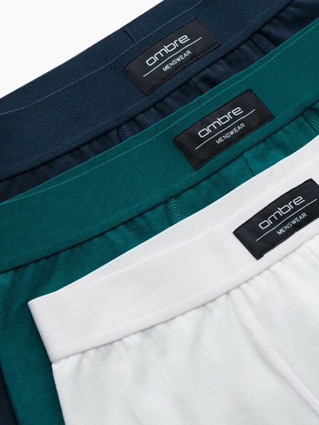 Ombre Clothing Pánske jednofarebné boxerky BASIC s elastanom Ombre Clothing