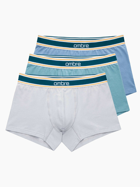 Ombre Clothing Klasické pánske boxerky s ozdobnou gumou v páse Ombre Clothing
