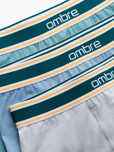 Ombre Clothing Klasické pánske boxerky s ozdobnou gumou v páse Ombre Clothing