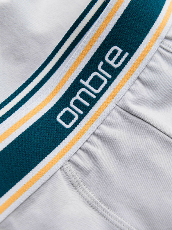 Ombre Clothing Klasické pánske boxerky s ozdobnou gumou v páse Ombre Clothing