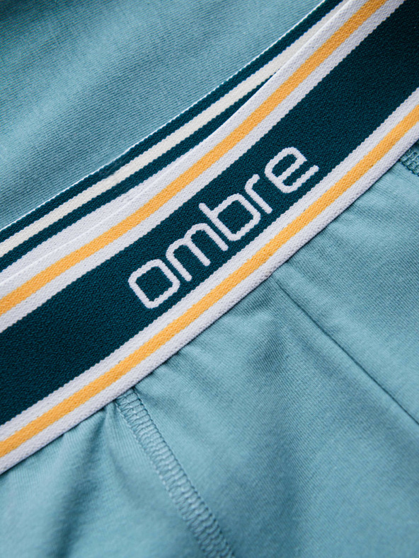Ombre Clothing Klasické pánske boxerky s ozdobnou gumou v páse Ombre Clothing