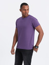 Ombre Clothing Pánske klasické bavlnené tričko BASIC Ombre Oblečenie