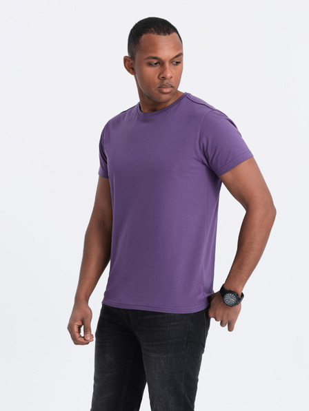 Ombre Clothing Pánske klasické bavlnené tričko BASIC Ombre Oblečenie