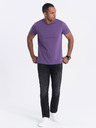 Ombre Clothing Pánske klasické bavlnené tričko BASIC Ombre Oblečenie