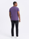 Ombre Clothing Pánske klasické bavlnené tričko BASIC Ombre Oblečenie