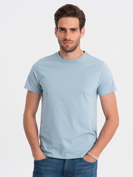 Ombre Clothing Pánske klasické bavlnené tričko BASIC Ombre Oblečenie