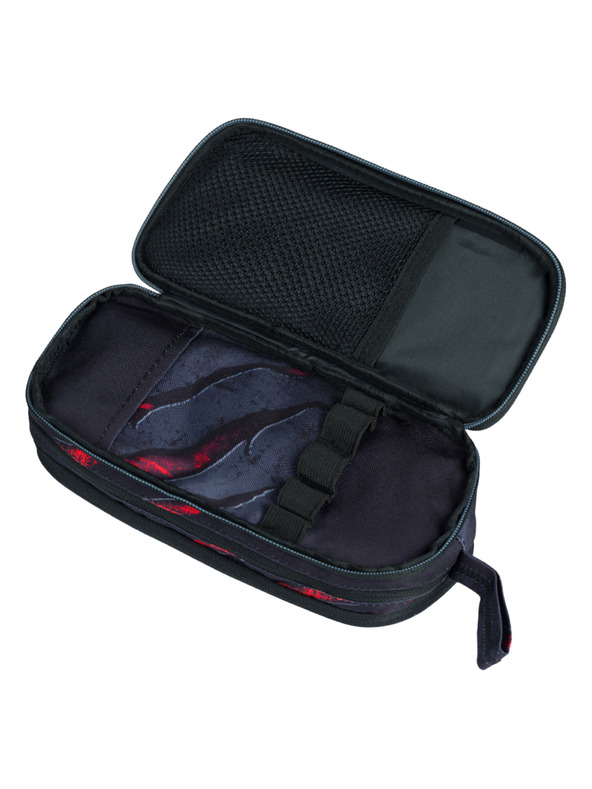 BAAGL  Šedý študentský penál Baagl Lava