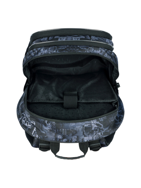 BAAGL  Šedý školský batoh Baagl Core Technic