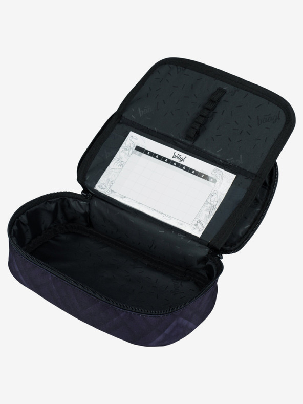 BAAGL  Čierny školský peračník Baagl Goal