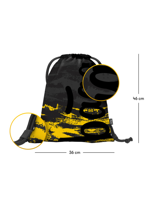 BAAGL  Šedá školská súprava - batoh, penál, taška Baagl Skate Dune