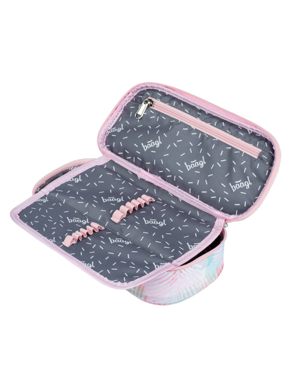 BAAGL  Ružový školský peračník Baagl Sunset