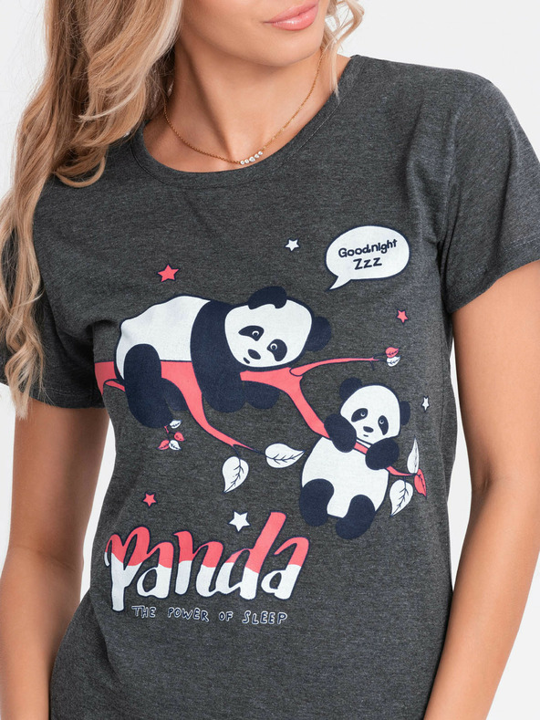 Edoti Dámske pyžamo - grafit EDOTI