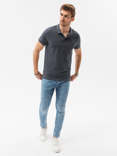 Ombre Clothing Pánske pletené polokošele pique, 3 balenia Ombre Clothing